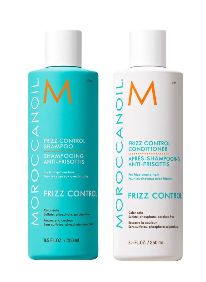 موروكان أويل شامبو وبلسم موركانويل للتحكم في التجعد (مجموعة 250 مل + 250 مل) - Image 1